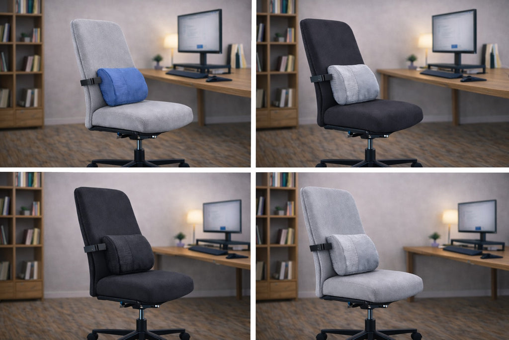 Coussin lombaire ergonomique pour travail de bureau – ErgoWork