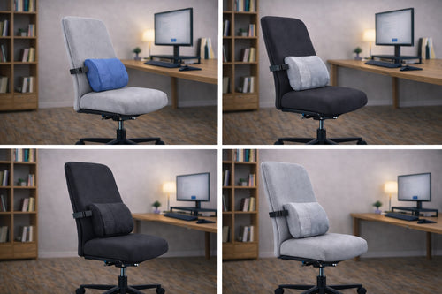 Coussin lombaire ergonomique pour travail de bureau – ErgoWork