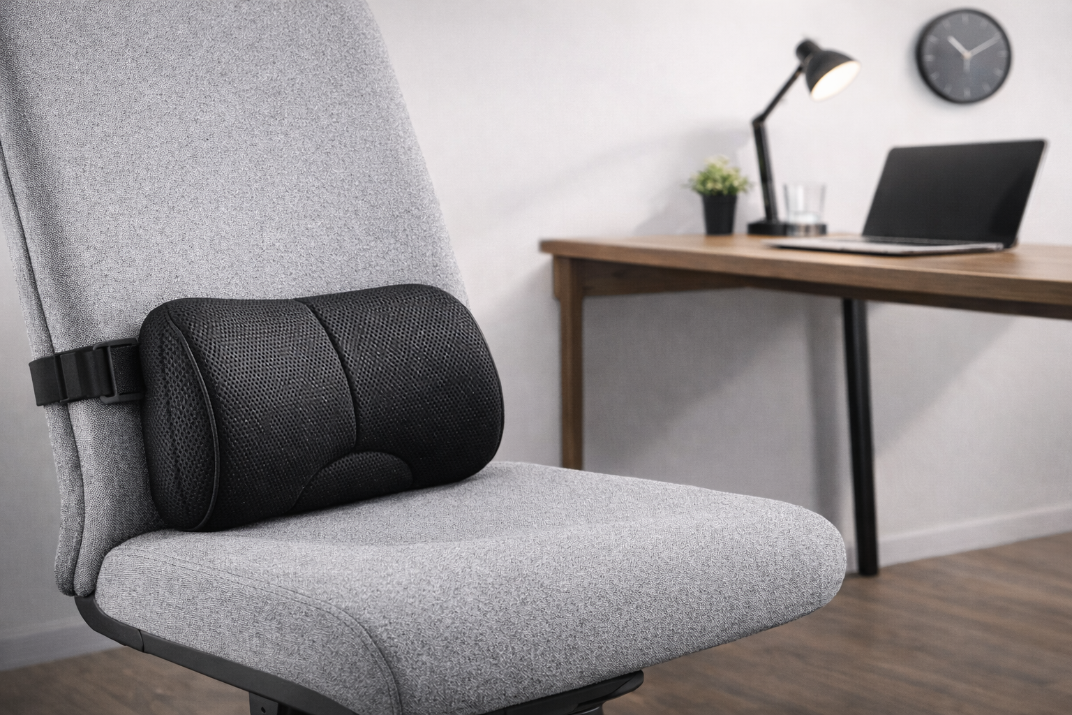 Coussin lombaire ergonomique pour travail de bureau – ErgoWork